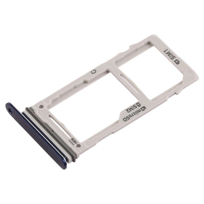 For Galaxy Note9 SIM Card Tray + SIM Card Tray / Micro SD Card Tray (Blue)