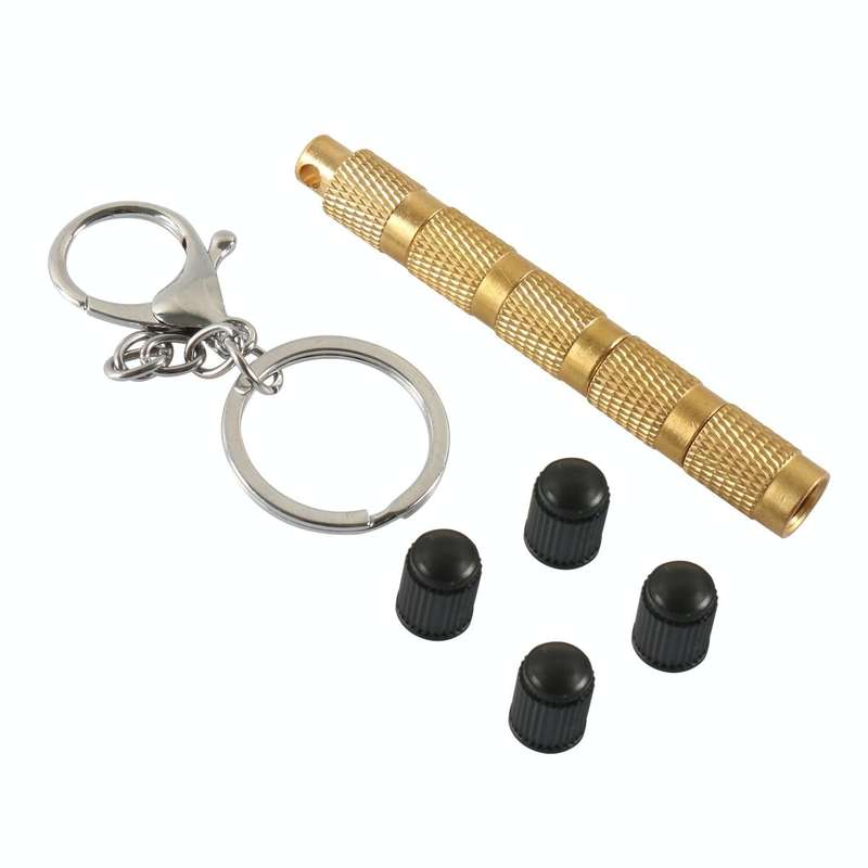 A6633 Offroad Vehicles 4 in 1 Brass Tire Deflation Tool Tire Exhaust Valve with Valve Core