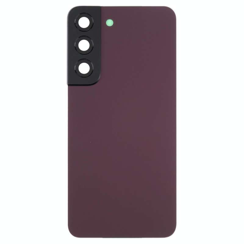 For Samsung Galaxy S22 5G SM-S901B Battery Back Cover with Camera Lens Cover (Purple)