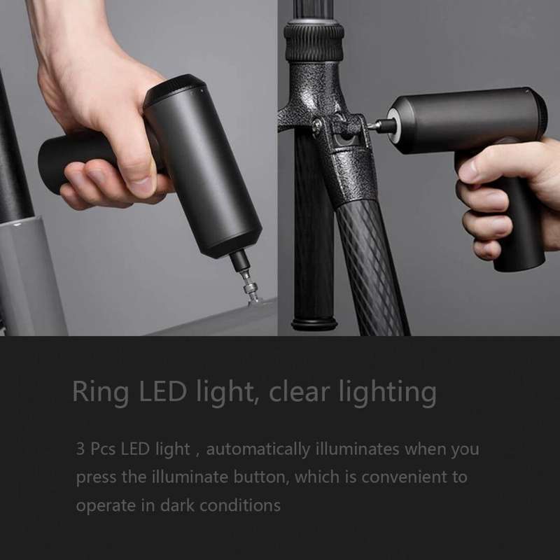 Original Xiaomi Mijia Cordless Rechargeable Screwdriver With 12 PCS  S2 Screw Bits