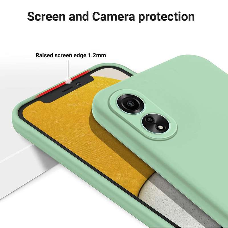 For Honor X5 Plus Pure Color Liquid Silicone Shockproof Phone Case(Green)