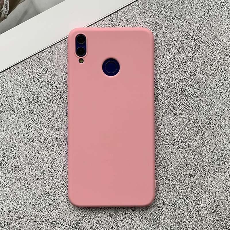 For Huawei Honor 8X Shockproof Frosted TPU Protective Case(Pink)