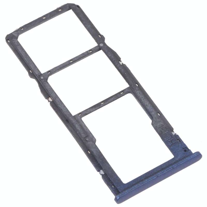 SIM Card Tray + SIM Card Tray + Micro SD Card Tray for Honor 7C(Blue)