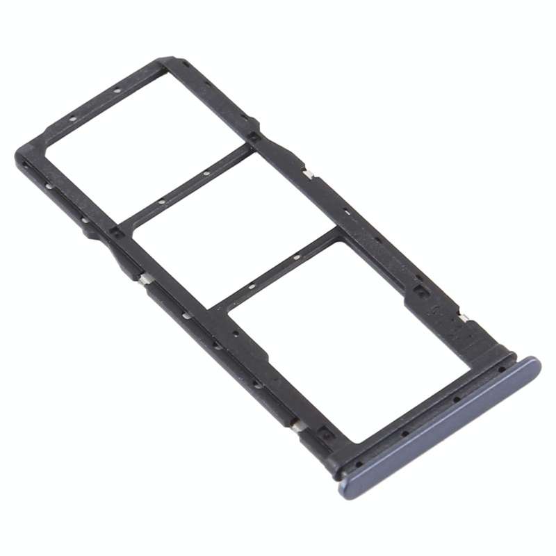 SIM Card Tray + SIM Card Tray + Micro SD Card Tray for Xiaomi Redmi 9/Poco C31(Black)