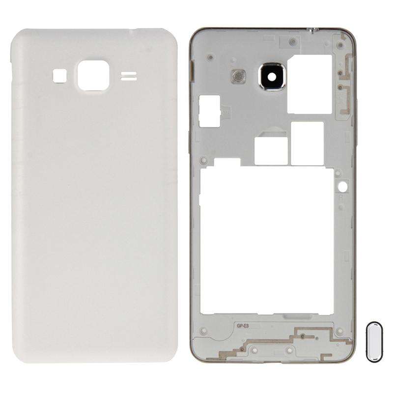 For Galaxy Grand Prime / G530 Dual SIM Card Version Full Housing Cover (Middle Frame Bezel + Batt...