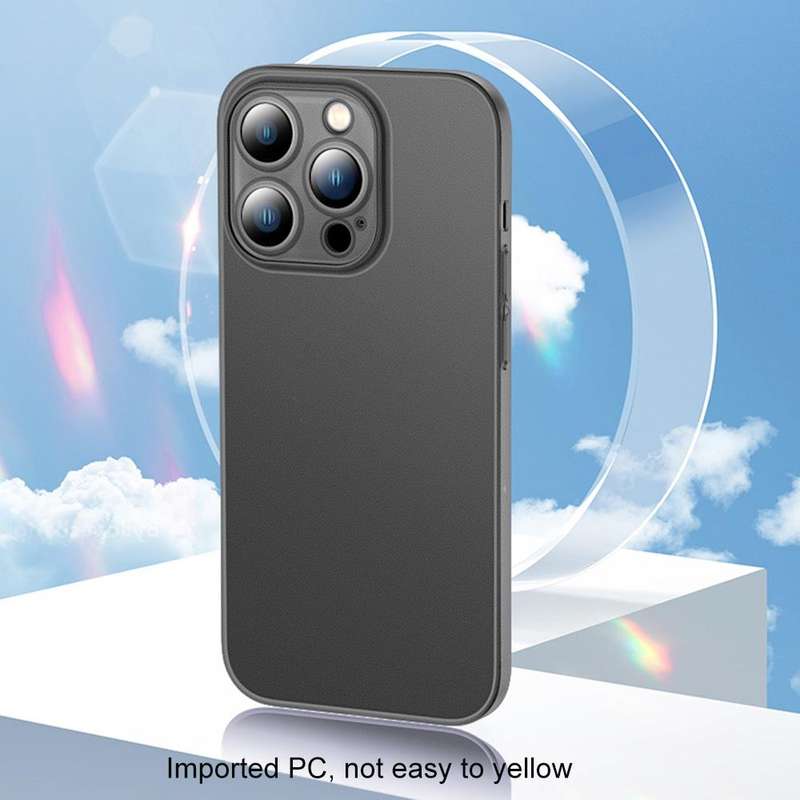 For iPhone 14 Pro Ultra-thin Micro Frosted Heat Dissipation Phone Case(Black)