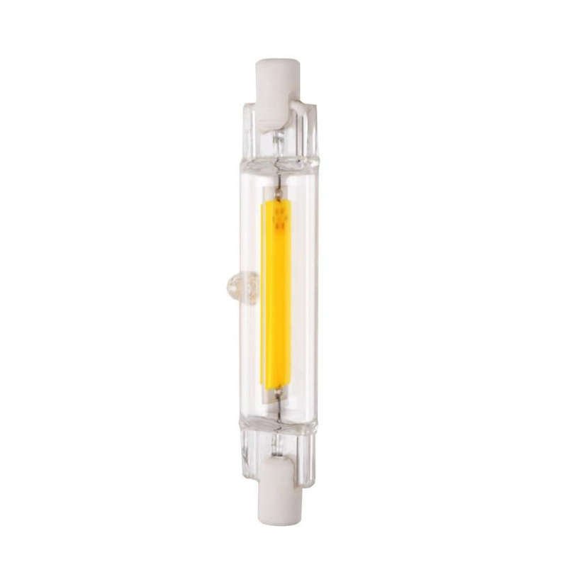 R7S 5W COB LED Lamp Bulb Glass Tube for Replace Halogen Light Spot Light,Lamp Length: 78mm, AC:22...