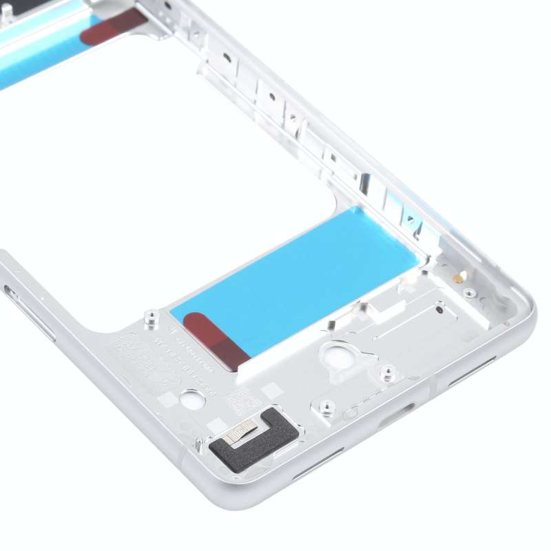 For Google Pixel 7 Front Housing LCD Frame Bezel Plate(Silver)