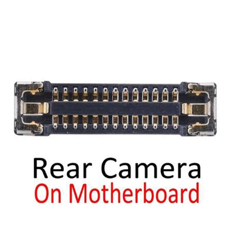 Rear Back Camera FPC Connector On Motherboard for iPhone X
