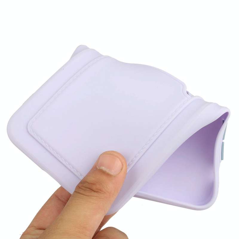 For Samsung Galaxy A71 5G Card Slot Design Shockproof TPU Protective Case(Purple)