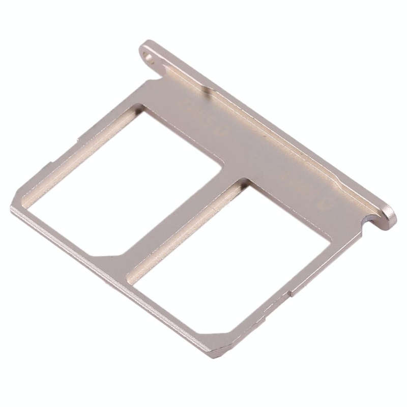 For Galaxy S6 2 SIM Card Tray (Gold)
