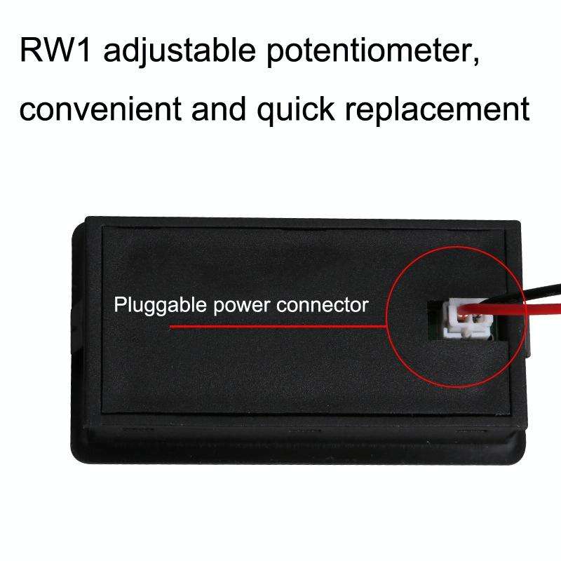 SUPNOVA LCD Color Screen DC Voltmeter Lithium Storage Battery Meter, Style: Waterproof Type