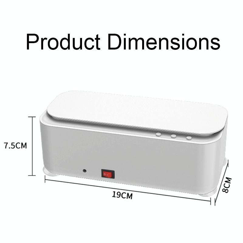 S21 Multifunctional High Frequency Vibration Sonic Glasses Cleaning Machine(Battery Version)