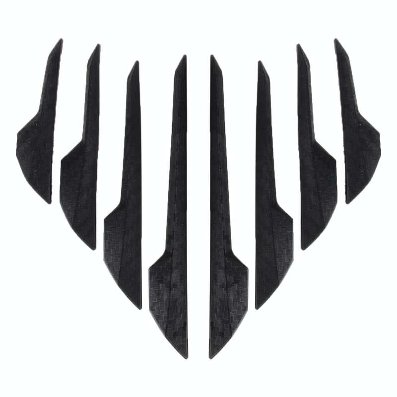 8 PCS Car Vehicle Door Side Guard Anti Crash Strip Exterior Avoid Bumps Collsion Impact Protector...