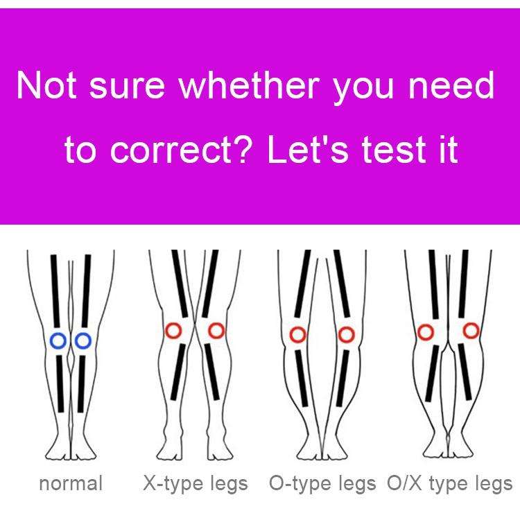 3 PCS/Set Leg Posture Corrector O/X-type Bowlegs Orthotic Bandage Straightening Belt Band, Size: ...