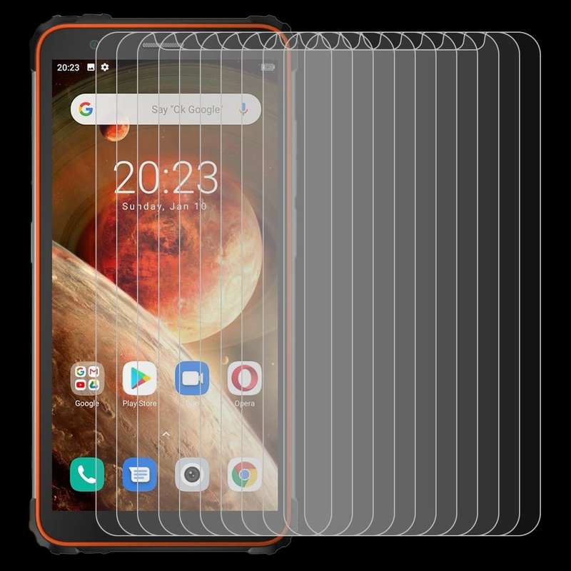 For Blackview BV6600 10 PCS 0.26mm 9H Surface Hardness 2.5D Explosion-proof Tempered Glass Non-fu...