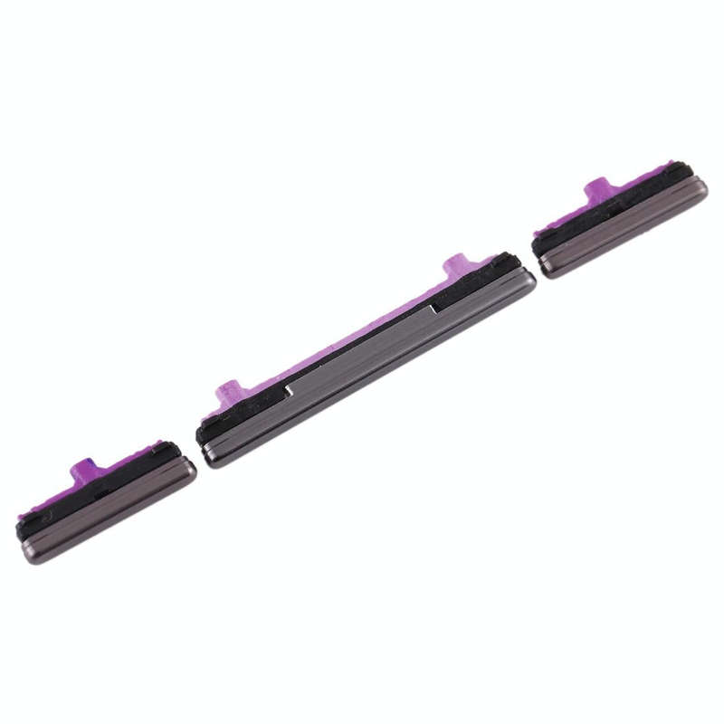For Galaxy S10 / Galaxy S10+ 10 Set Side Keys(Black)