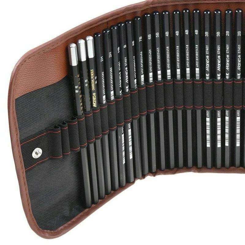 YGSM-30 Sketch Pencil Set Art Sketch Pencil Drawing Tools, Spec: 29pcs/set