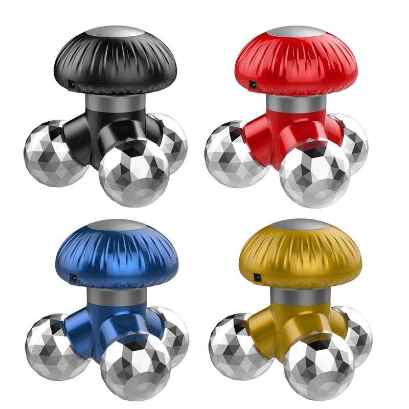 XF-71 Pocket USB Battery Dual-purpose MINI Massager Triangle Vibration Massager(Gold)