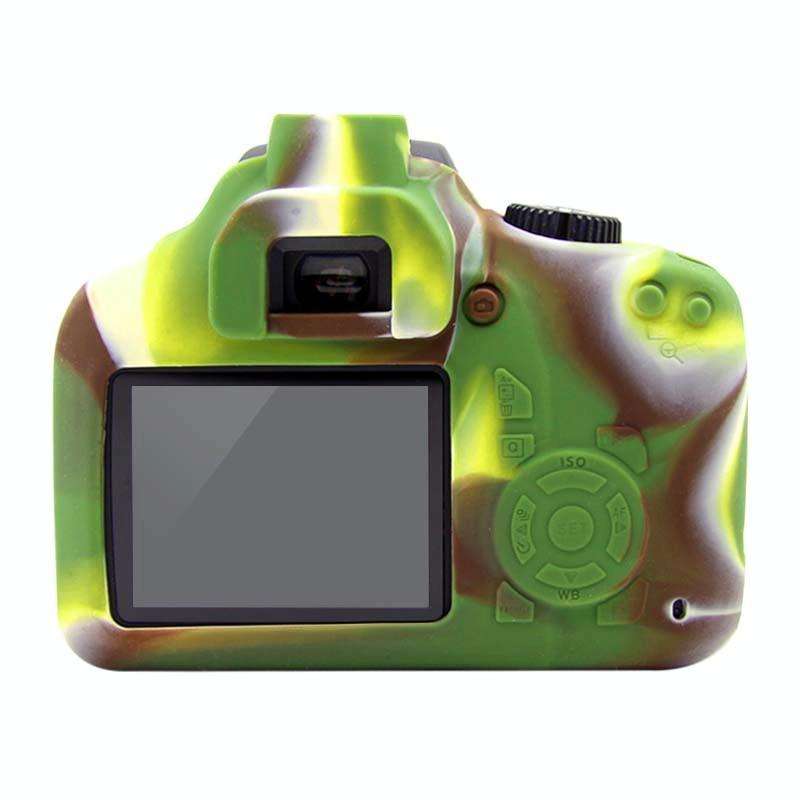 PULUZ Soft Silicone Protective Case for Canon EOS 3000D / 4000D(Camouflage)