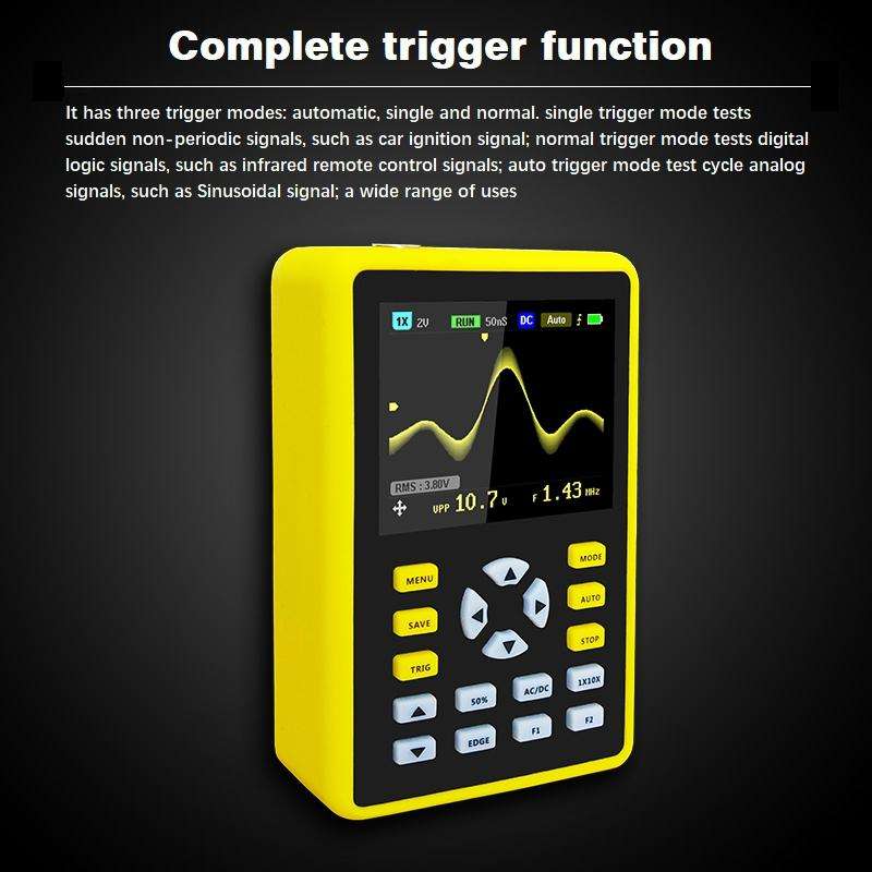 FNIRSI 2.4 Inch IPS Screen 100MHz Digital Oscilloscope(5012H)