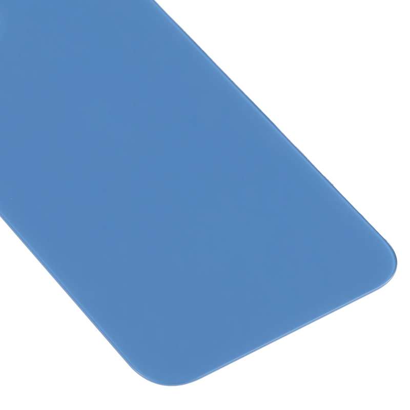 Easy Replacement Big Camera Hole Glass Back Battery Cover for iPhone 13 mini(Blue)