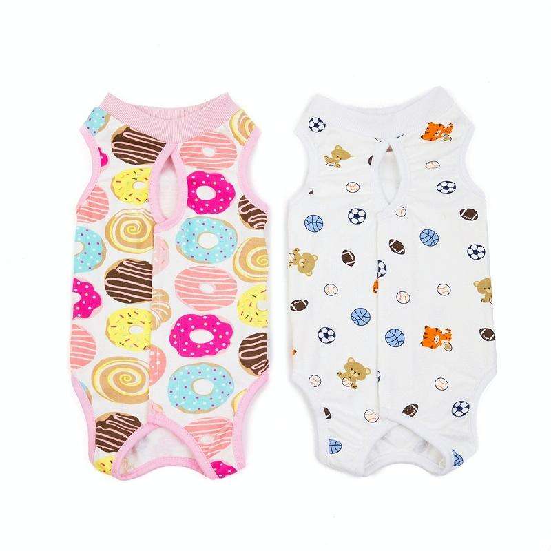 Female Cat Breathable And Anti-Licking Sterilization Clothing, Size: M(Football)
