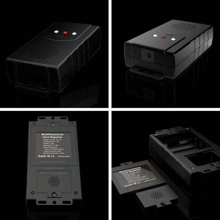 Ultrasonic Car Repeller Car Engine Compartment Electronic Repeller Micro-Light Wave Insect Repell...