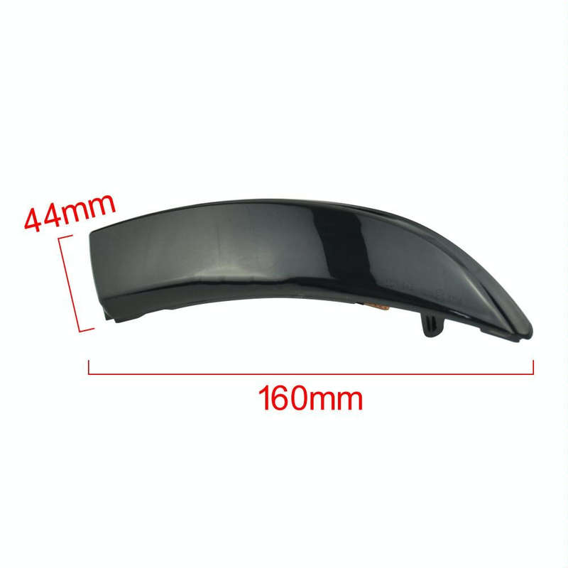 1 Pair For Ford Fiesta 2008-2017 Car Dynamic LED Turn Signal Light Rearview Mirror Flasher Water ...