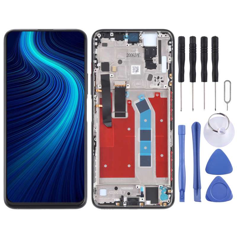 OEM LCD Screen for Honor X10 Pro Digitizer Full Assembly with Frame (Black)