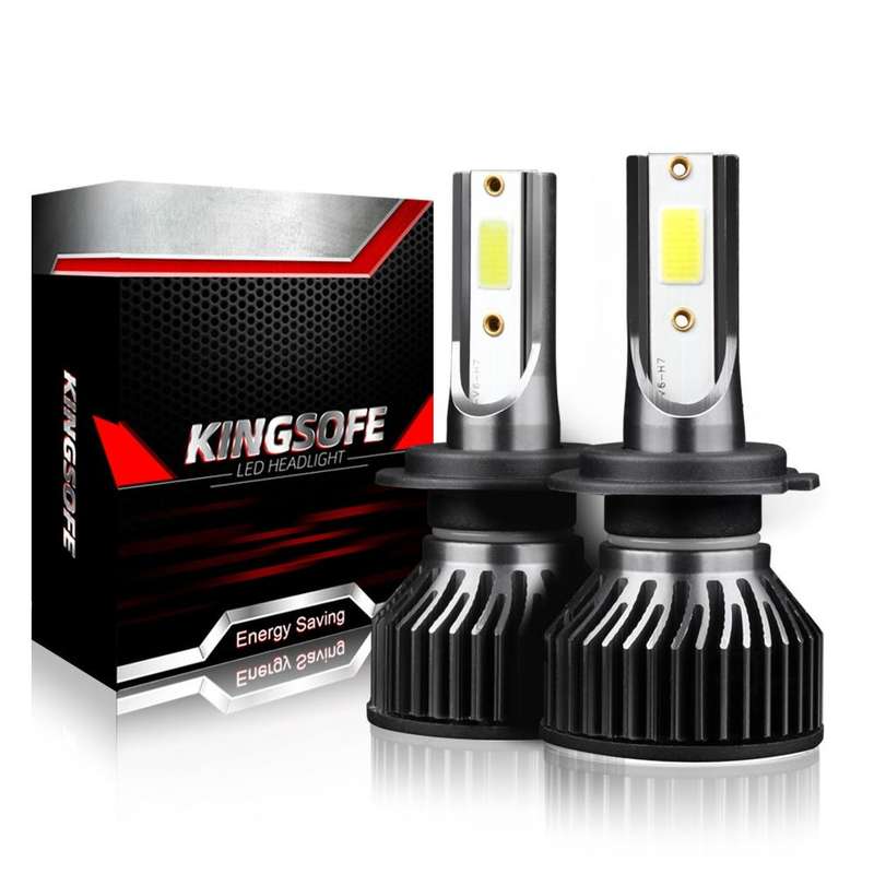 F2 H7 2 PCS DC9-36V / 25W / 6000K / 2500LM IP68 Waterproof Car LED Headlight(Cold White Light)