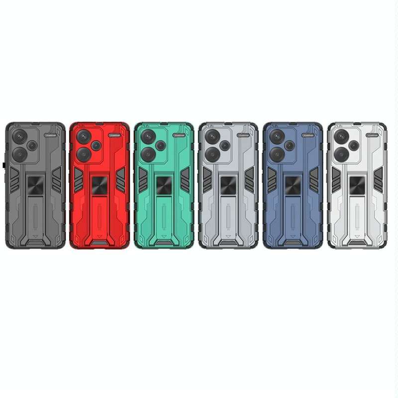 For Redmi Note 13 Pro+ Supersonic Armor PC Hybrid TPU Phone Case(Silver)