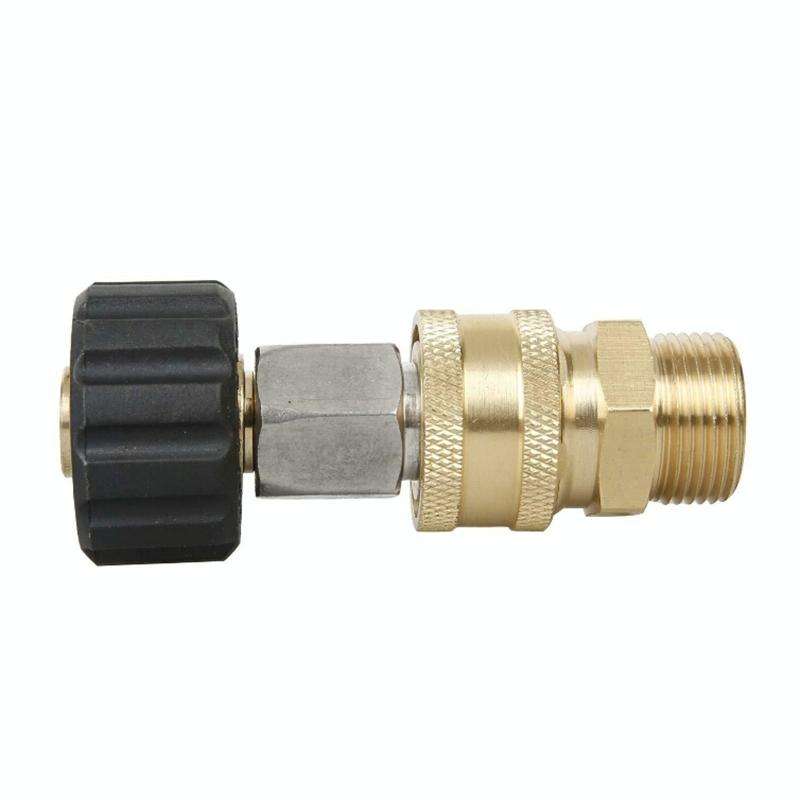 Pressure Washer Accessories Quick Connect Car Wash Water Hose Quick Connection, Typle:15-3/8 Male...