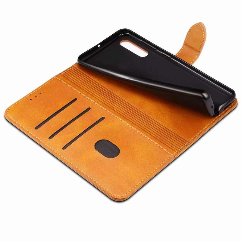 For Samsung Galaxy A30s / A50 / A50S GUSSIM Business Style Horizontal Flip Leather Case with Hold...