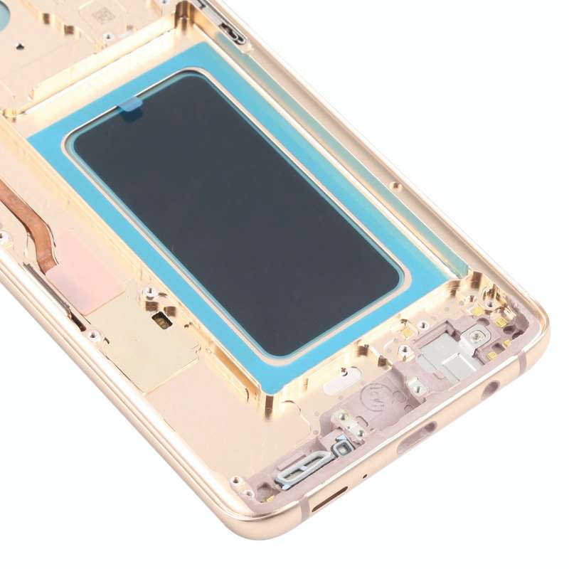 OLED LCD Screen for Samsung Galaxy S9+ SM-G965 Digitizer Full Assembly with Frame (Gold)