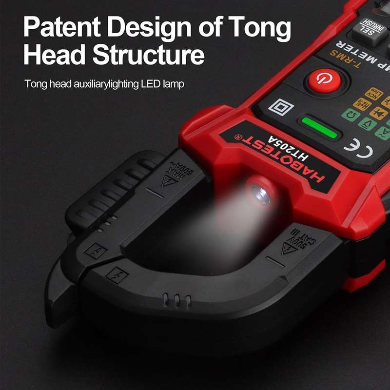 HABOTEST HT205A Multifunctional Intelligent Burn-proof Clamp Multimeter