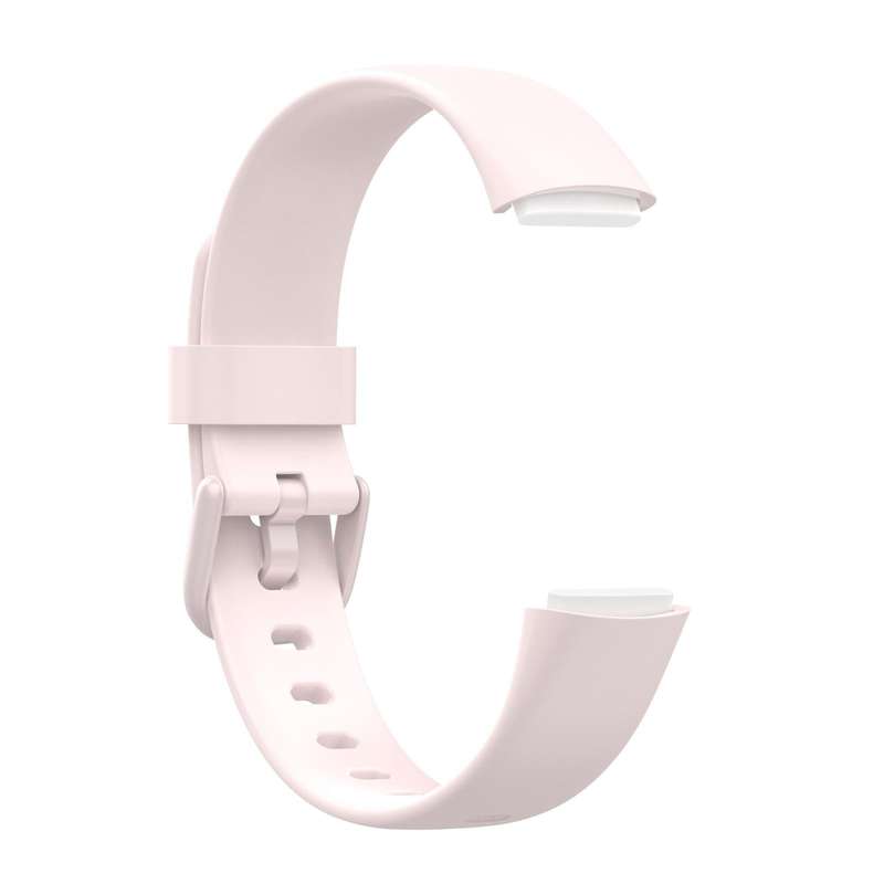 For Fitbit Luxe Silicone Color Buckle Watch Band, Size:L(Khaki)