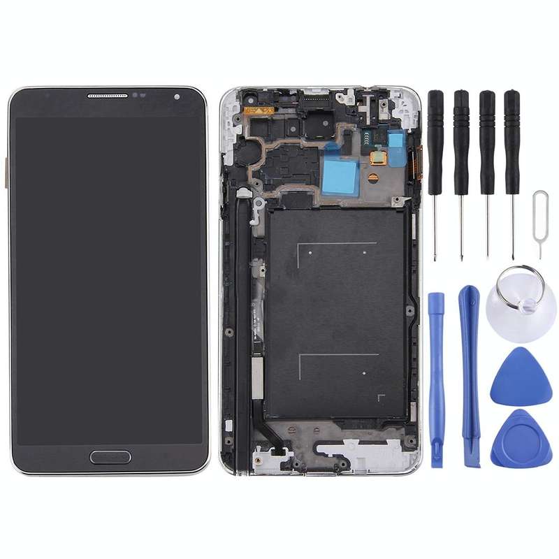 Original LCD Display + Touch Panel with Frame for Galaxy Note III / N900A / N900T(Black)