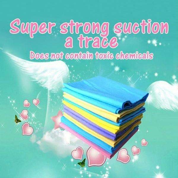 KANEED Super Absorption Clean Cham PVA Synthetic Chamois Car Wash Towel, Size: 66cm x 43cm x 0.2c...