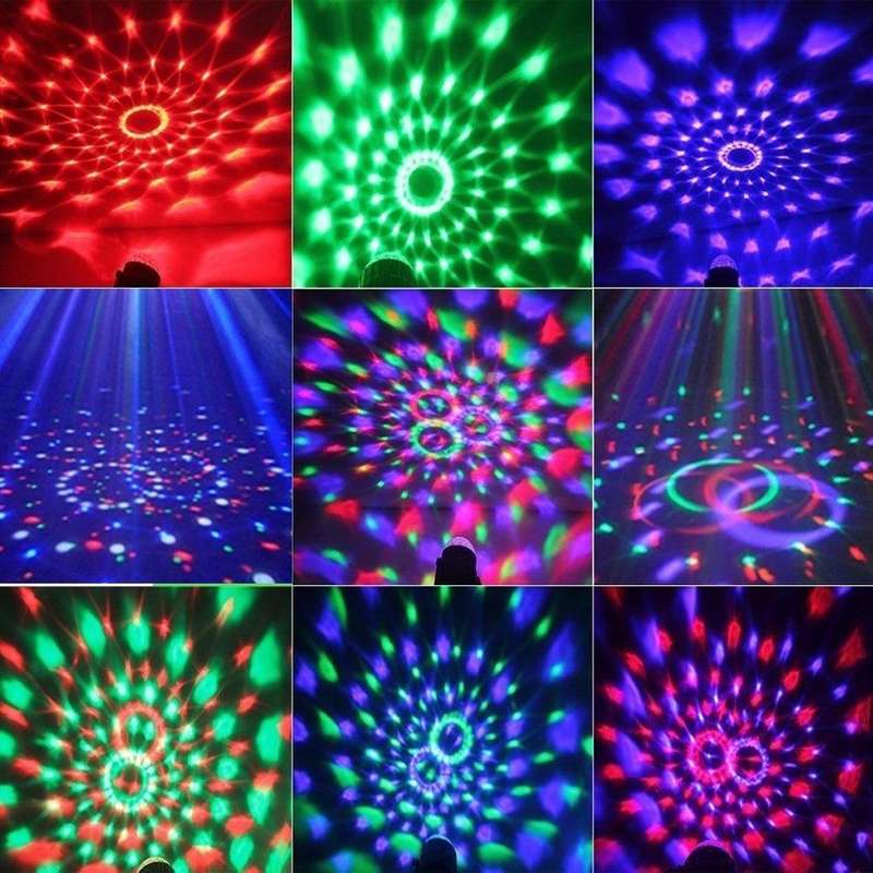 3W RGB Magic Ball LED Stage Light , USB Sound Control Rotating Disco DJ Light, DC 5V