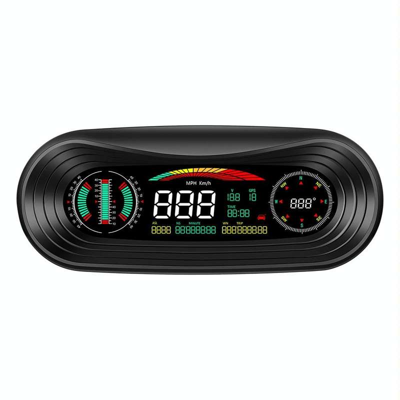 P18 GPS Car HUD Head-up Display Vehicle Speed / Voltage / Mileage