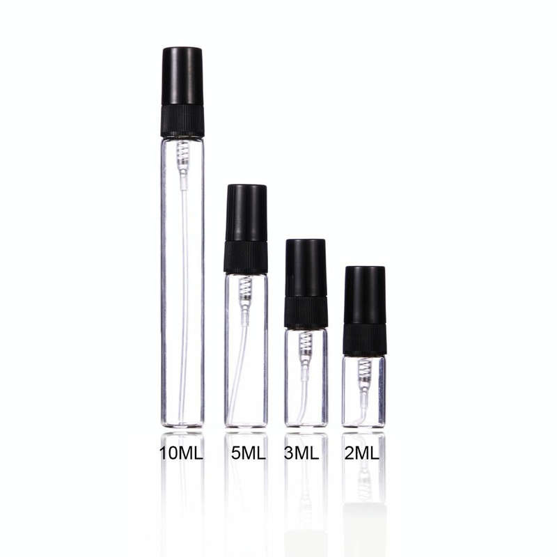 50 PCS Perfume Bottle Spray Bottle Perfume Bottle Empty Bottle, Capacity:3ml