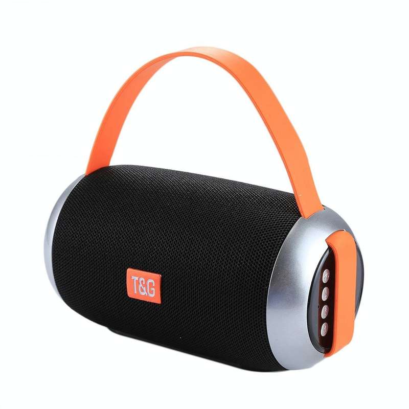 T&G TG112 Portable Bluetooth Speaker, with Mic & FM Radio Function, Support Hands-free & TF Card ...