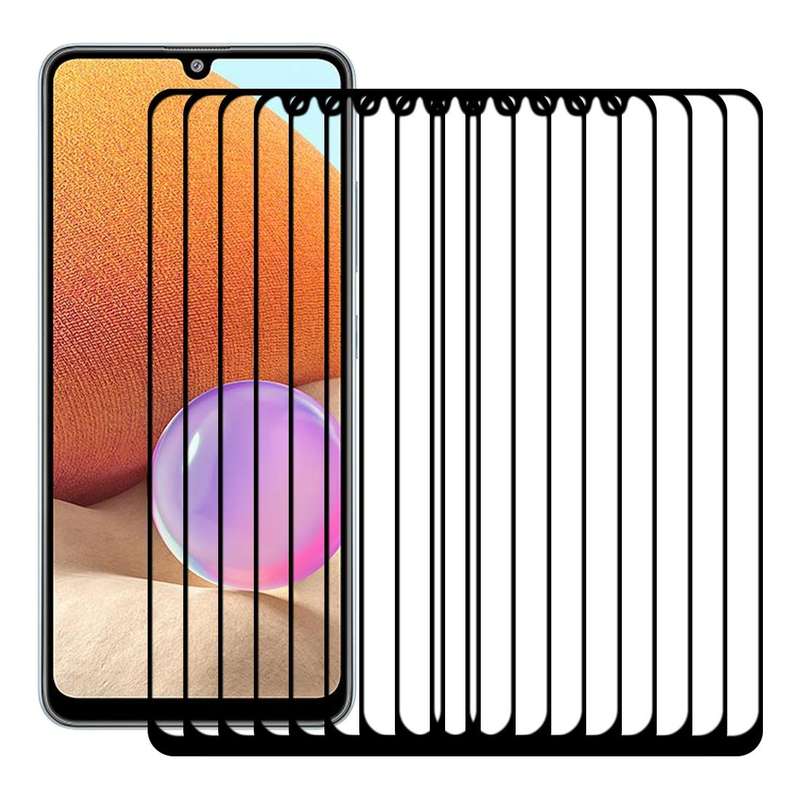 For Samsung Galaxy A32 4G 25 PCS Full Glue Full Screen Tempered Glass Film
