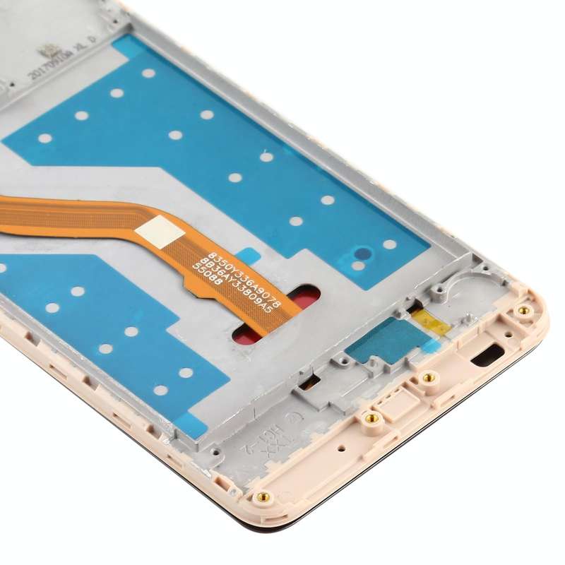 OEM LCD Screen for Huawei Enjoy 7 Plus/Y7 Prime Digitizer Full Assembly with Frame(Gold)