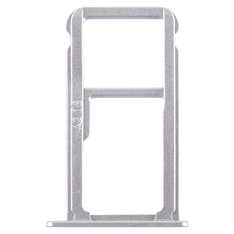 SIM Card Tray + SIM Card Tray / Micro SD Card for Huawei G9 Plus (Silver)