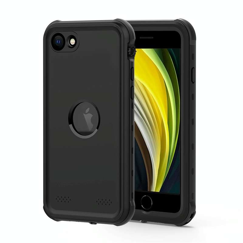 For iPhone SE 2022 / SE 2020 RedPepper Shockproof Waterproof Solid Color PC + TPU Protective Case...