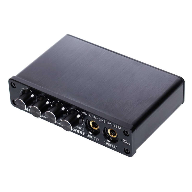 A933 Mini Karaoke Machine System Sound Mixer Amplifier for PC / TV / Mobile Phones, Support RCA i...