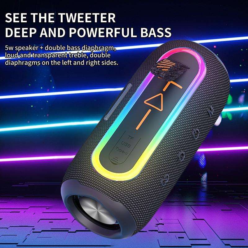 Flip6 Max Portable Wireless Bluetooth Speaker Outdoor Subwoofer(Black)