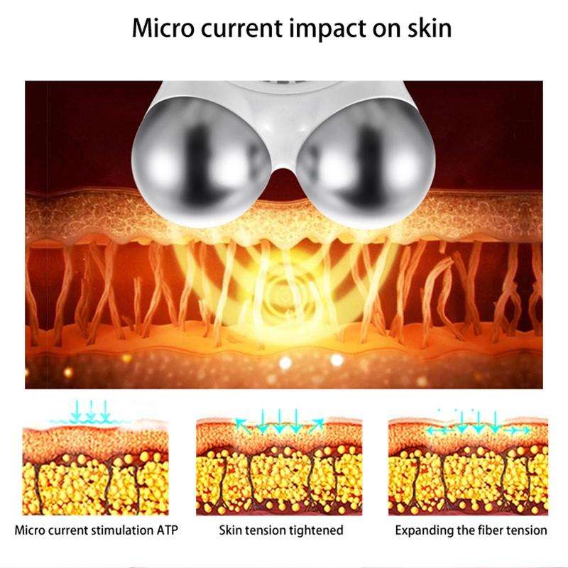 Household Micro-current Beauty Instrument (White)